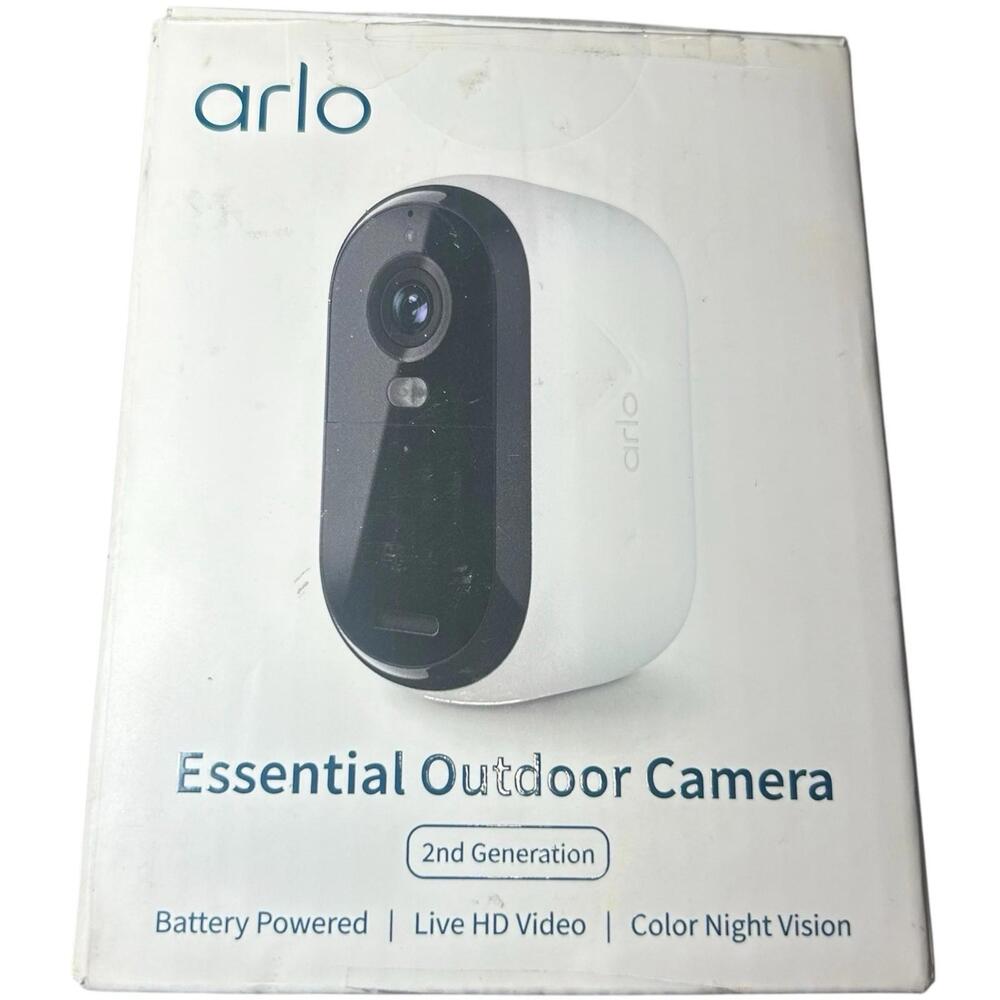 Arlo VMC2050-100NAS Essential Outdoor Camera HD 2nd Generation Wireless 1080p